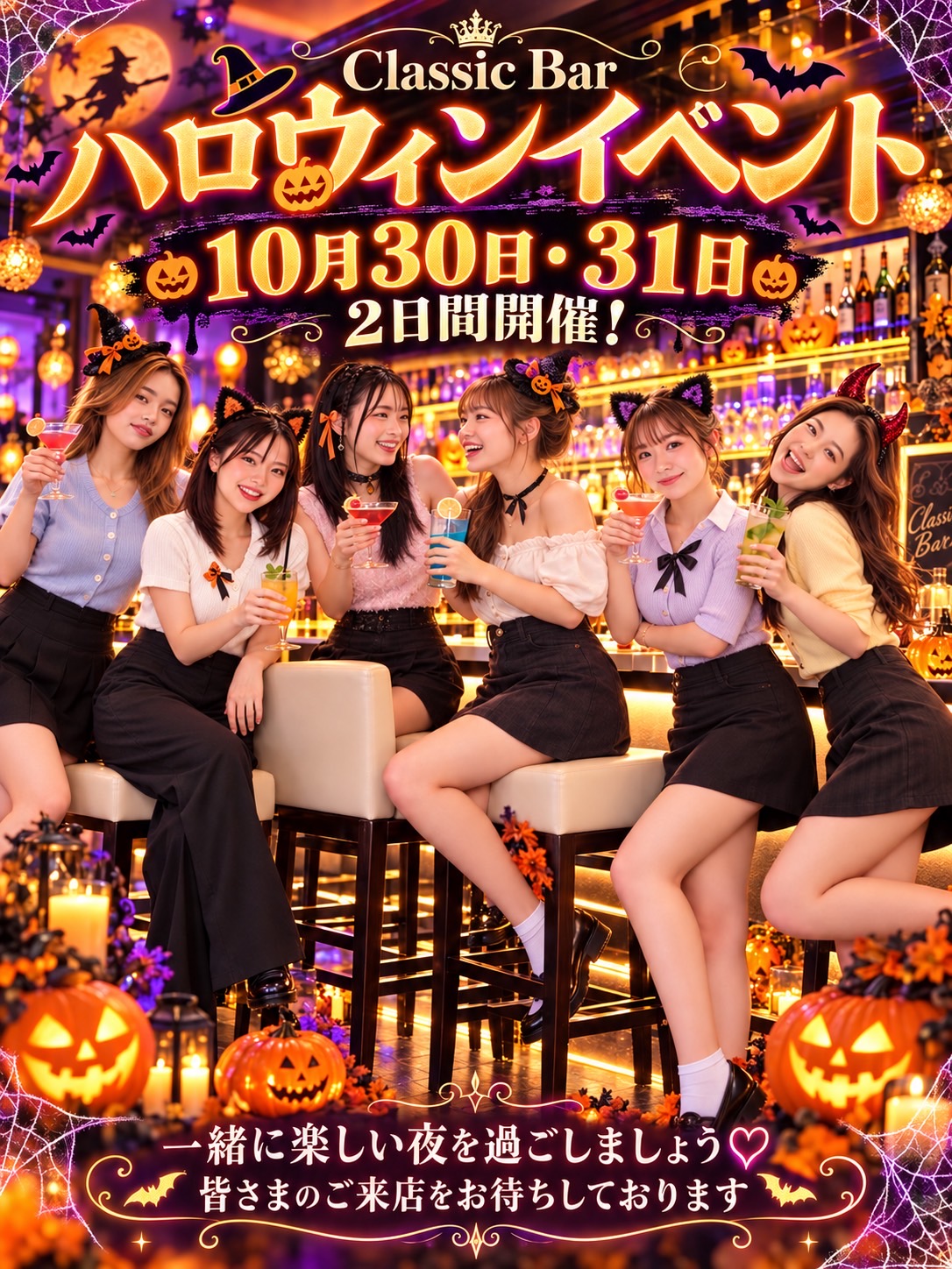 ハロウィンイベントの告知画像 1枚目